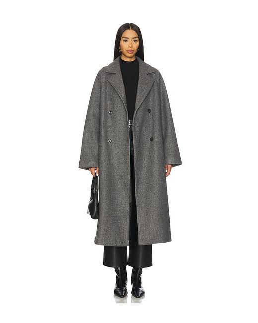 ALL THE WAYS Gray Kalliope Trench Coat