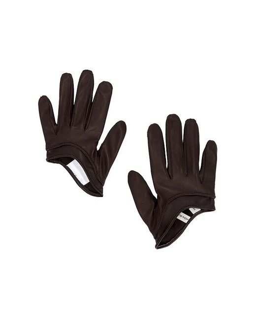 Magda Butrym Black Leather Gloves