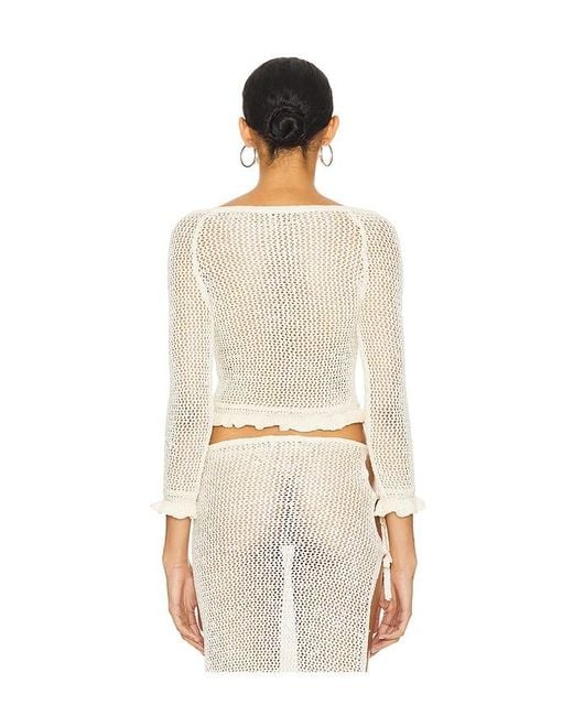 LOBA Natural Alexius Sequin Top