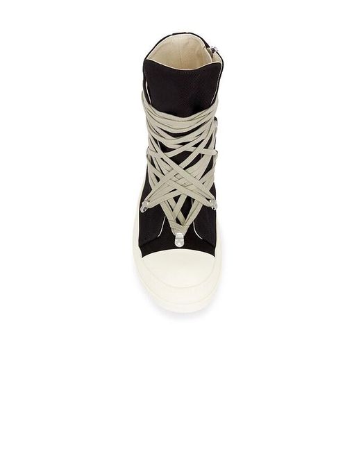 Rick Owens Black Megalace Sneaks for men