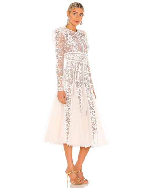 Bronx and Banco Lace Megan Bridal Midi ...