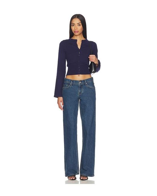 MORE TO COME Blue Lindsey Cardigan