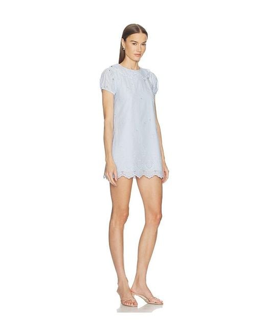 LOBA Blue Sintra Mini Dress
