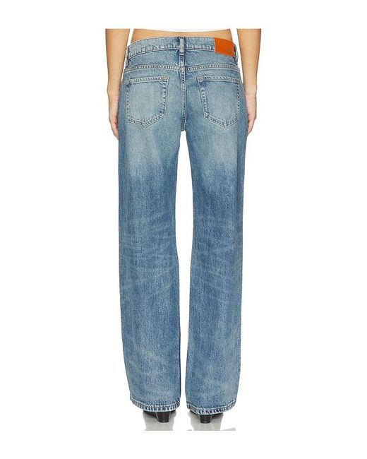 EB DENIM Blue Low Rise Baggy Jeans