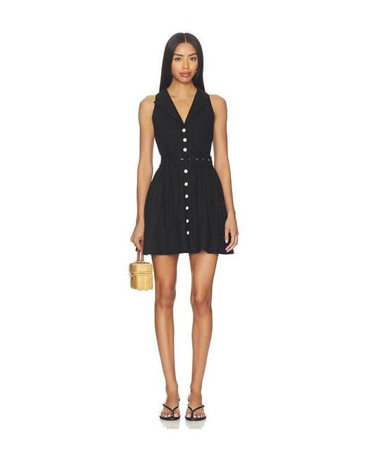 Elliatt Black Emilie Collared Mini Dress