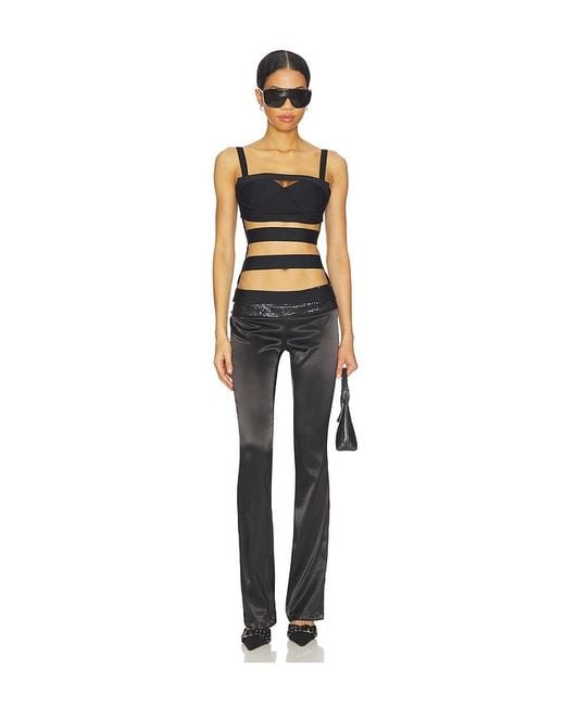 Nii HAI Black Sneak Bandage Top