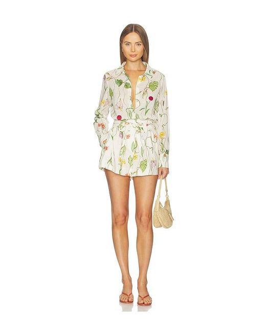 Cara Cara White Bennie Shorts
