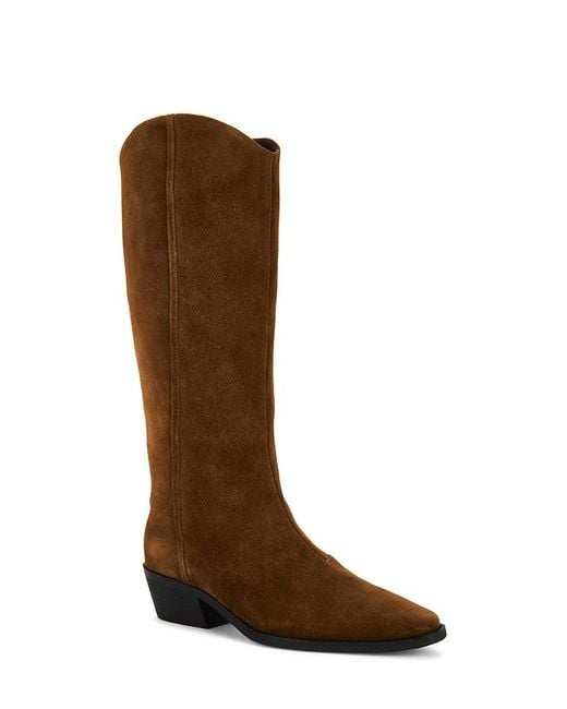 Black Suede Studio Brown Lane Boot