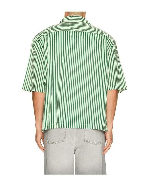 AllSaints Green Chopin Shirt for men