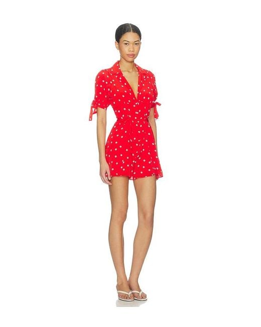 Saylor Red Merrilee Romper