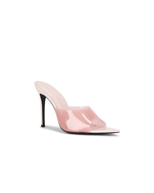 Black Suede Studio Pink Bella Mule