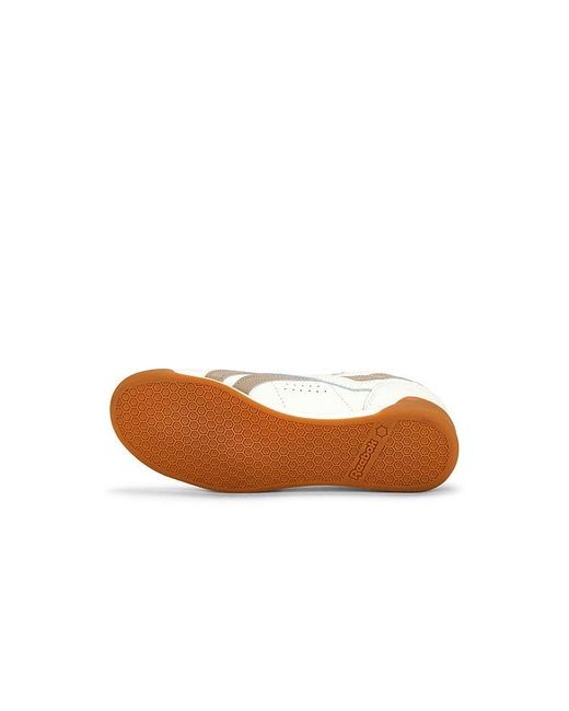 Reebok White Freestyle Low Sneaker