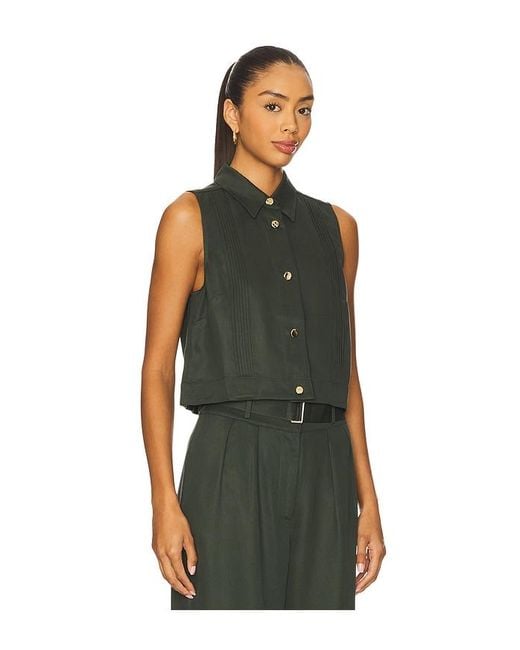 Hevron Black Vera Top