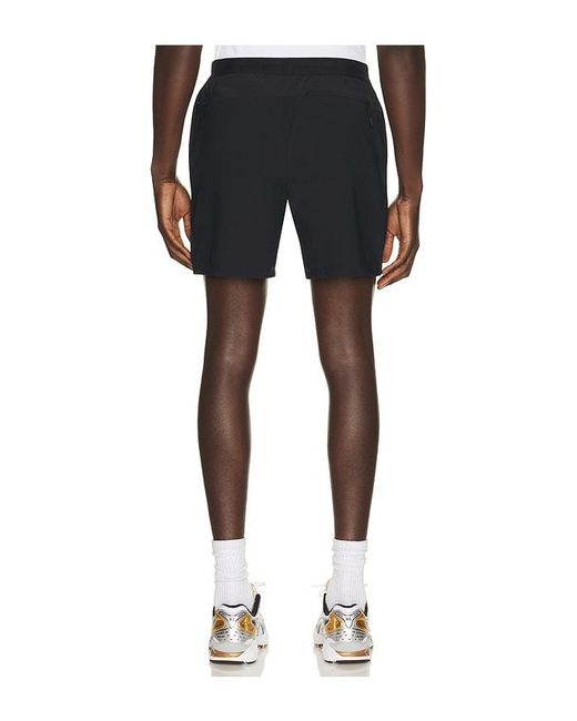 Beyond Yoga Black Warplite Range Lined Short for men