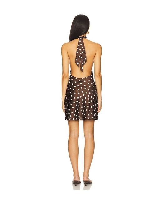 Show Me Your Mumu Black Jasmine Tie Mini Dress