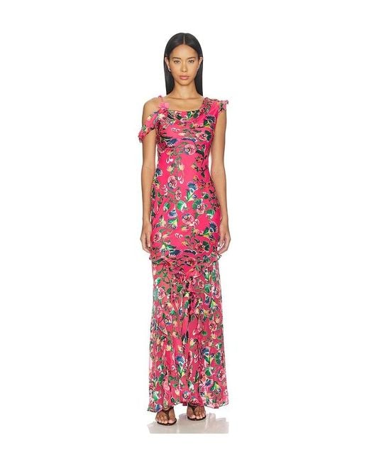 Saloni Red Seema Dress