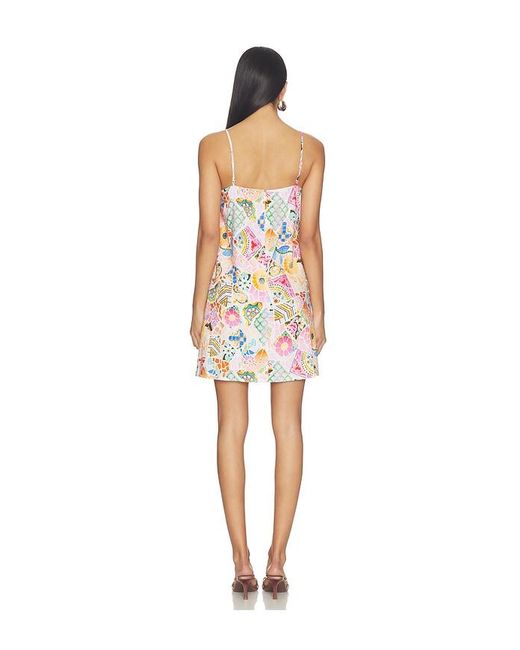 Seafolly Multicolor Beach Boheme Bandeau Mini Dress