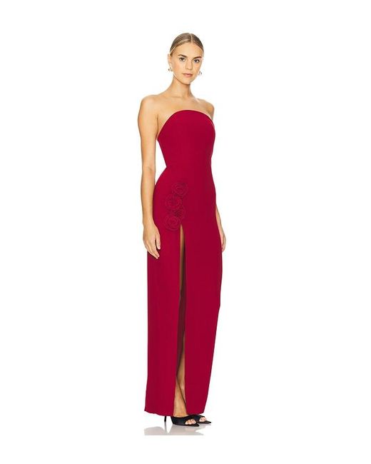 Amanda Uprichard Red X Revolve Wolfe Gown