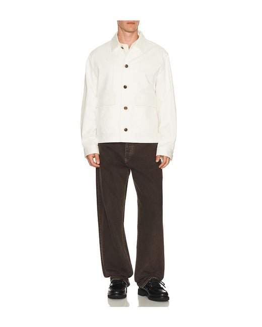 Theory White Moonsoft Jacket for men
