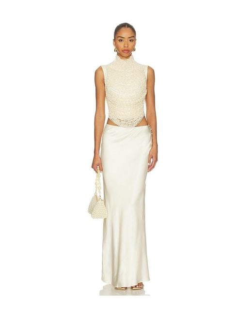 Cult Gaia Natural Taraji Sleeveless Top