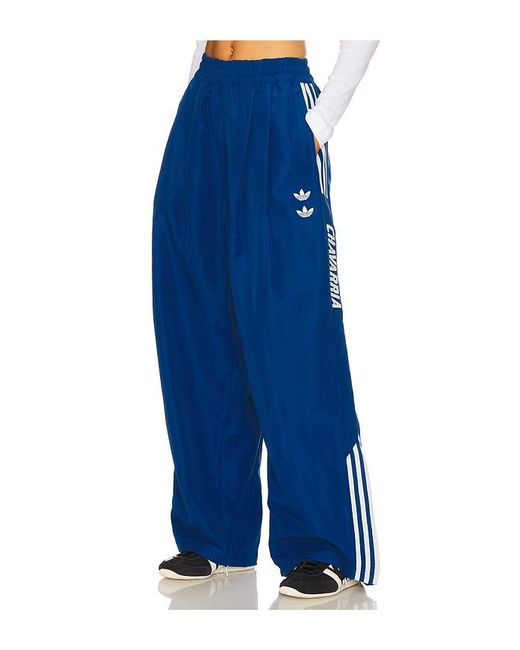 Adidas Originals Blue X Willy Chavarria Wide Leg Track Pant