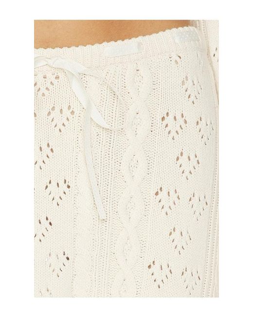GUIZIO Natural Noah Cable Skirt