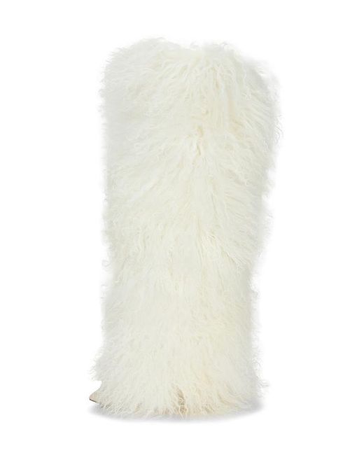 Paris Texas White Furry Stiletto Boot