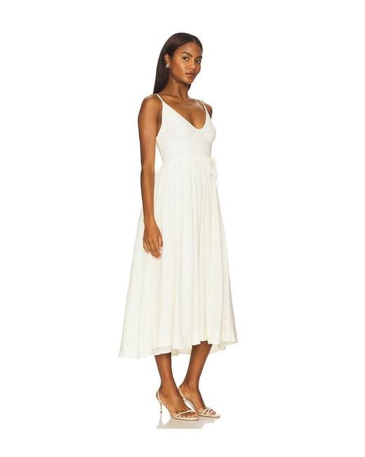 House of Harlow 1960 White X Revolve Cade Midi Dress