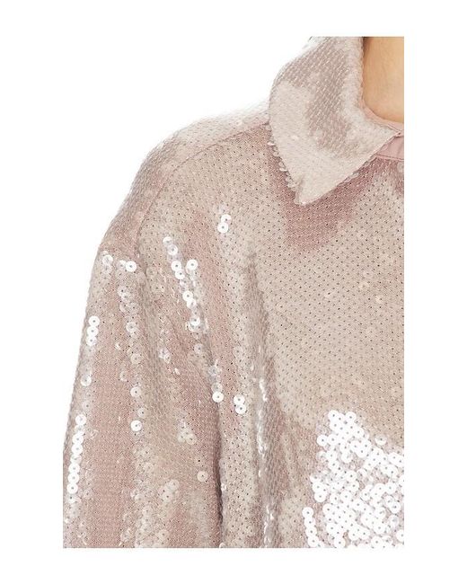 retroféte Natural Briseis Sequin Dress