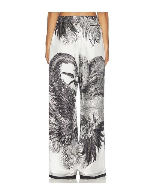 The Attico Multicolor Feather Print Pant