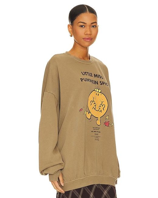 The Laundry Room Natural Little Miss Pumpkin Spice Jumper