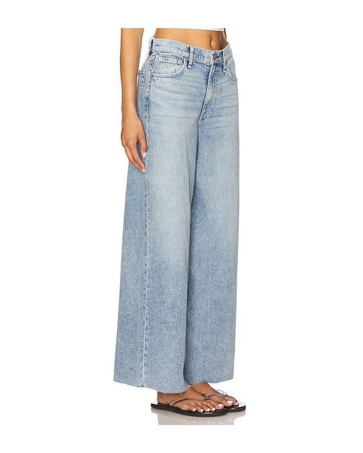 Rag & Bone Blue Featherweight Sofie High Rise Wide Leg Jeans