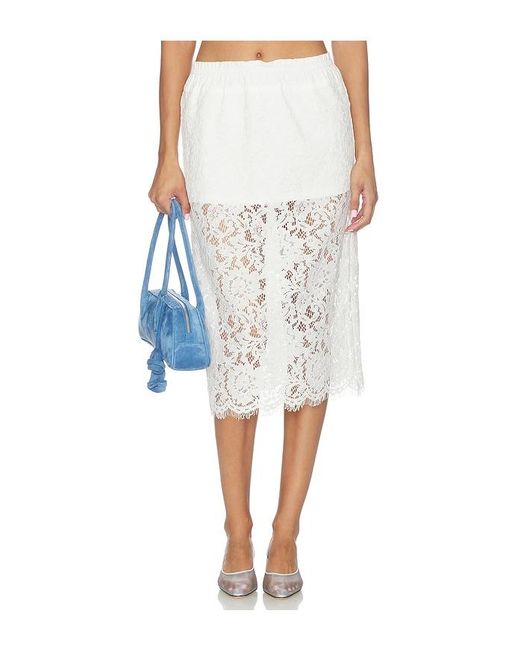 RUE SOPHIE Multicolor Selora Lace Skirt
