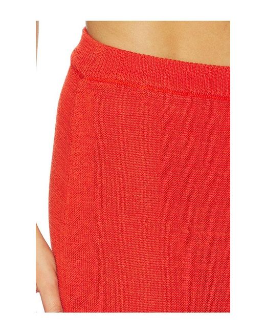 SER.O.YA Red Kora Knit Skirt
