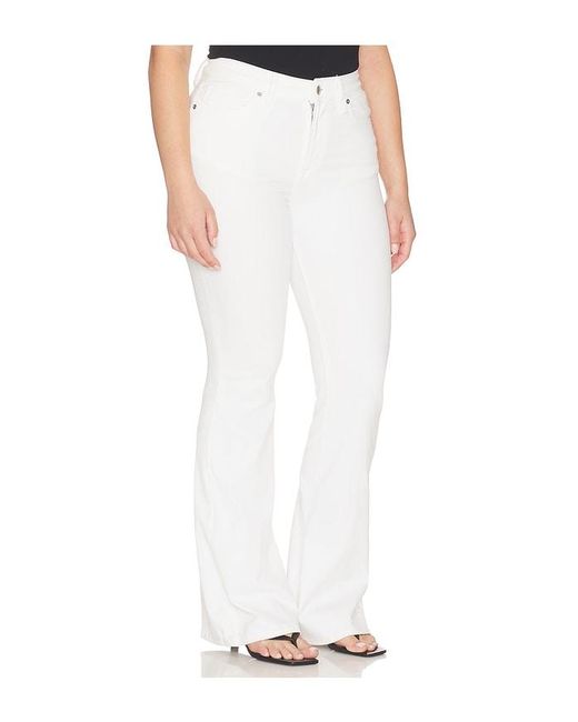 GOOD AMERICAN White Good Legs Flare Jeans