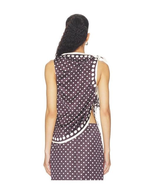Stone Cold Fox Purple X Revolve Porsha Top