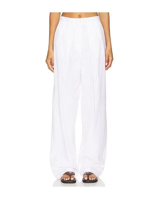 Theory プリーツパンツ White