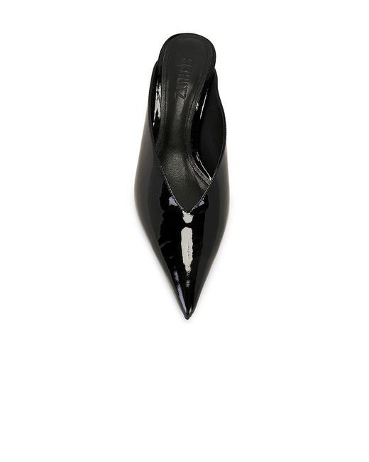 SCHUTZ SHOES Black Loren Mid Pump