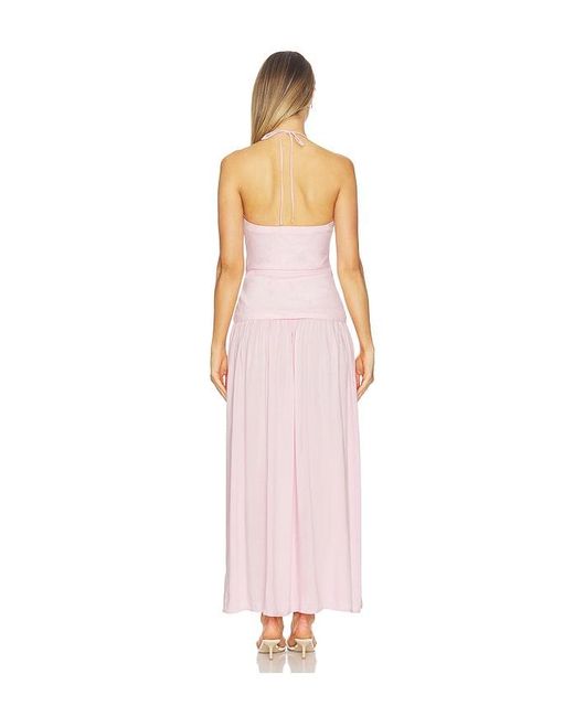 Faithfull The Brand White Notte Maxi Dress