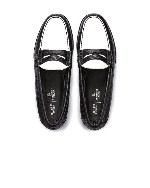G.H.BASS Black X Reigning Champ Larson Weejuns Loafer for men