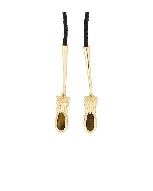 petit moments Black Dolly Bolo Tie Necklace