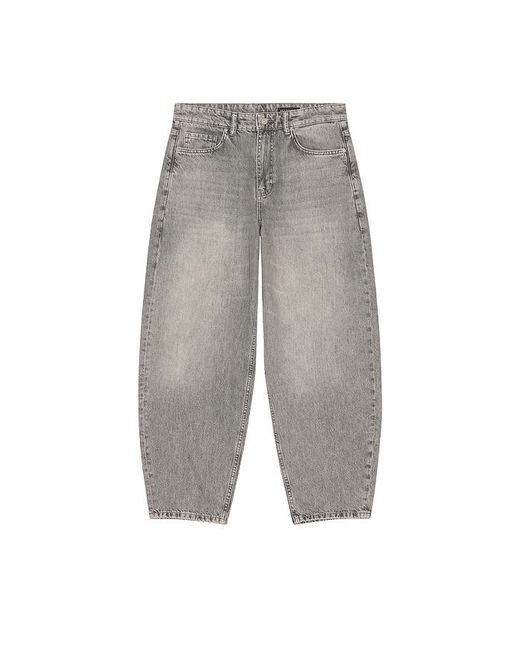 AllSaints Gray Barrel Trash Jeans for men