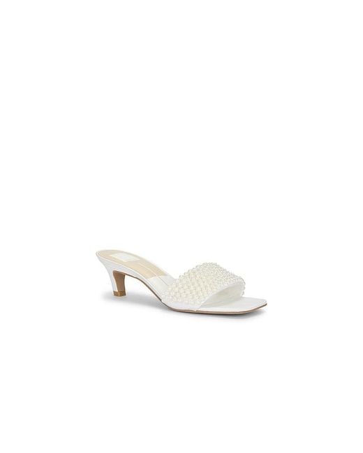 Dolce Vita White Rexa Pearl Heel