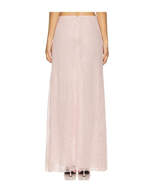 Camila Coelho Pink Roland Maxi Skirt