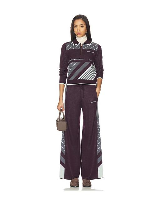 Casablanca Blue Diagonal Sporty Polo