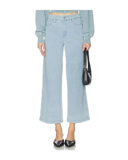 GOOD AMERICAN Blue Jeanius Cropped Good Skate