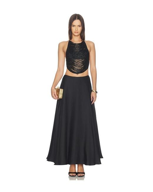 Cult Gaia Black Cyrene Skirt