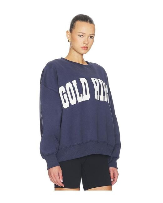 Gold Hinge Blue Sweatshirt