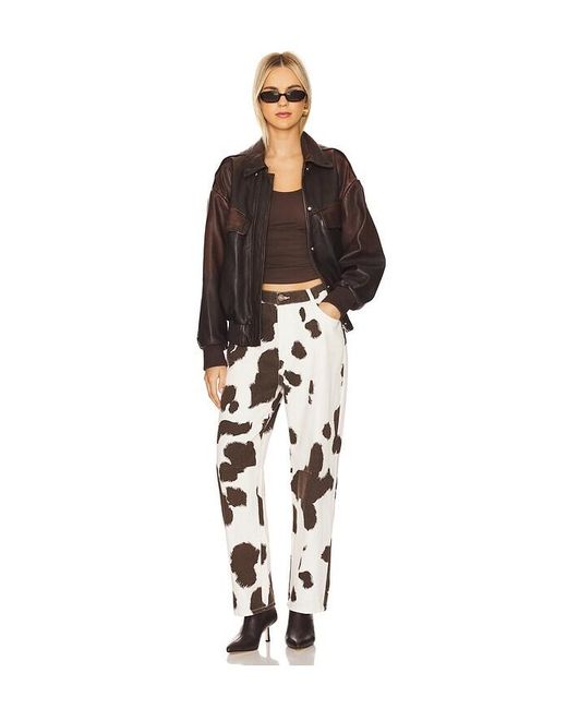 SNDY'S Black Becks Cowhide Jean