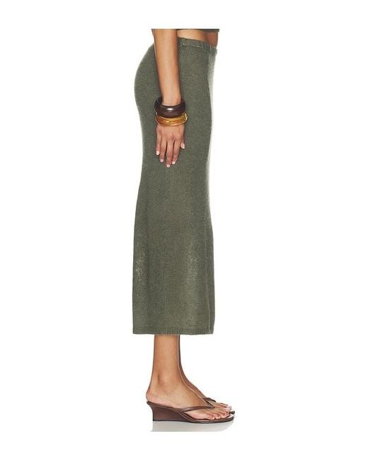 Bobi Green Blair Maxi Skirt